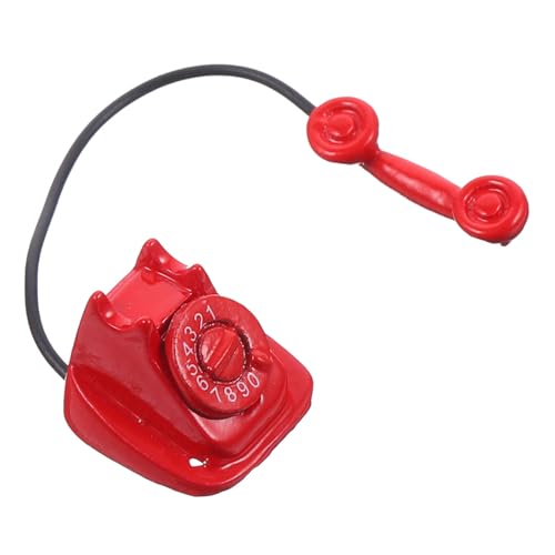 NOLITOY Puppenhaustelefon Retro Dekoration Handbetriebenes Telefonmodell für Puppenhausmöbel Realistische für DIY Zubehör NOLITOY Puppenhaustelefon Retro Dekoration Handbetriebenes Telefonmodell für Puppenhausmöbel Realistische für DIY Zubehör von NOLITOY