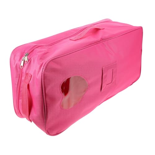 NOLITOY Puppentasche Tragbare Aufbewahrungsreisetasche Reise-Aufbewahrungstasche Spielzeugspeicherbeutel Aufbewahrungstasche Reisepacktaschen Rosa Stoff NOLITOY Puppentasche Tragbare Aufbewahrungsreisetasche Reise-Aufbewahrungstasche Spielzeugspeicherbeutel Aufbewahrungstasche Reisepacktaschen Rosa Stoff von NOLITOY