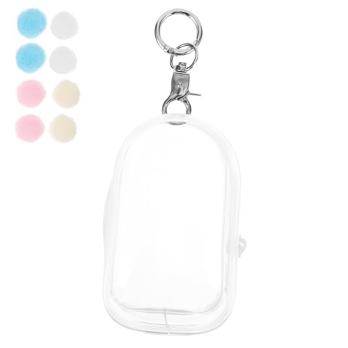 NOLITOY Puppentasche aus Baumwolle Figuren-Display-Taschen-Schlüsselanhänger Kleine Tasche Puppentragetasche Mini-Displaytasche Aufbewahrungstasche für hängende Puppen PVC NOLITOY Puppentasche aus Baumwolle Figuren-Display-Taschen-Schlüsselanhänger Kleine Tasche Puppentragetasche Mini-Displaytasche Aufbewahrungstasche für hängende Puppen PVC von NOLITOY