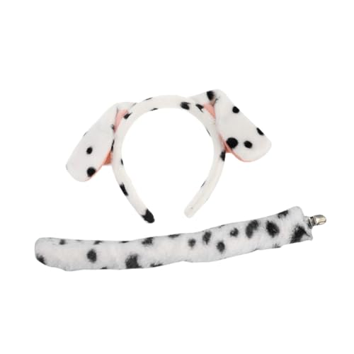 NOLITOY Puppy Kostüm Cartoon Hund Stirnband mit Plüschohren und Weiche Cosplay Requisite für Bühne Fasching Geburtstag und Tierkostüm Party Zubehör NOLITOY Puppy Kostüm Cartoon Hund Stirnband mit Plüschohren und Weiche Cosplay Requisite für Bühne Fasching Geburtstag und Tierkostüm Party Zubehör von NOLITOY