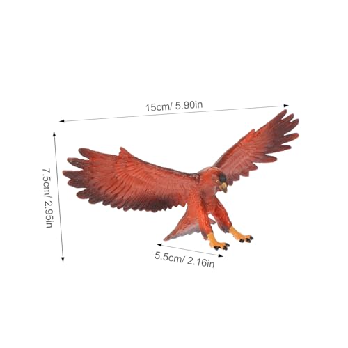 NOLITOY Realistisches Adler Modell Kunststoff Desktop Figur Vogel Ornamente Lernspielzeug Tierdekoration Geschenk NOLITOY Realistisches Adler Modell Kunststoff Desktop Figur Vogel Ornamente Lernspielzeug Tierdekoration Geschenk von NOLITOY