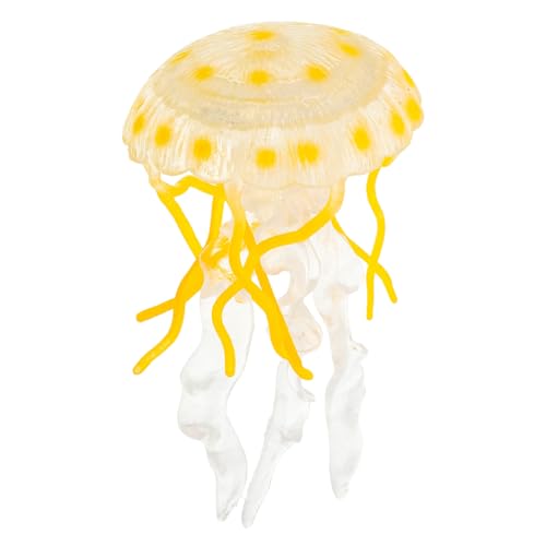 NOLITOY Realistisches Aquarium Ornament Kleine Gelbe Quallenfigur aus Pädagogisches Meeresmodell zur Fischbecken Dekoration Fördert Kindliche Beobachtungs Kognitionsfähigkeiten NOLITOY Realistisches Aquarium Ornament Kleine Gelbe Quallenfigur aus Pädagogisches Meeresmodell zur Fischbecken Dekoration Fördert Kindliche Beobachtungs Kognitionsfähigkeiten von NOLITOY