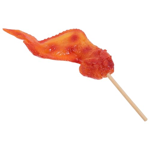 NOLITOY Realistisches BBQ Hühnchen Flügel Modell mit Reisfüllung Künstliche Grillhähnchen Deko für Restaurant Küchen-Display Vielseitige Food Prop für Fotos und Shows Professionelle NOLITOY Realistisches BBQ Hühnchen Flügel Modell mit Reisfüllung Künstliche Grillhähnchen Deko für Restaurant Küchen-Display Vielseitige Food Prop für Fotos und Shows Professionelle von NOLITOY