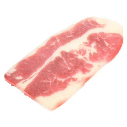 NOLITOY Realistisches Fake Beef Modell aus Sicherem Wasserfestem Material Langlebig und Farbecht als Küchen und Restaurantdeko Geeignet Detailgetreue Simulation für Kreative Food von NOLITOY