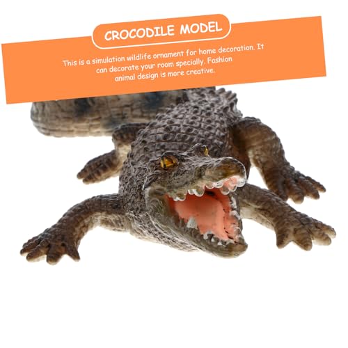 NOLITOY Realistisches Krokodilmodell Pädagogisches Tiermodell für Dekoratives Statisches Reptilienornament aus Hochwertigem Material Sicher und Detailreich Gestaltet NOLITOY Realistisches Krokodilmodell Pädagogisches Tiermodell für Dekoratives Statisches Reptilienornament aus Hochwertigem Material Sicher und Detailreich Gestaltet von NOLITOY
