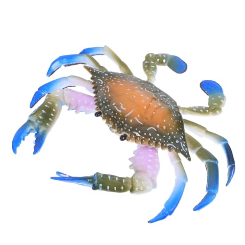 NOLITOY Realistisches Kunststoff Krabbenmodell Bunte Desktop Figurine als Kinderspielzeug und Meeresbewohner Deko für Tisch Garten Lernspielzeug Ab Jahre Geeignet von NOLITOY