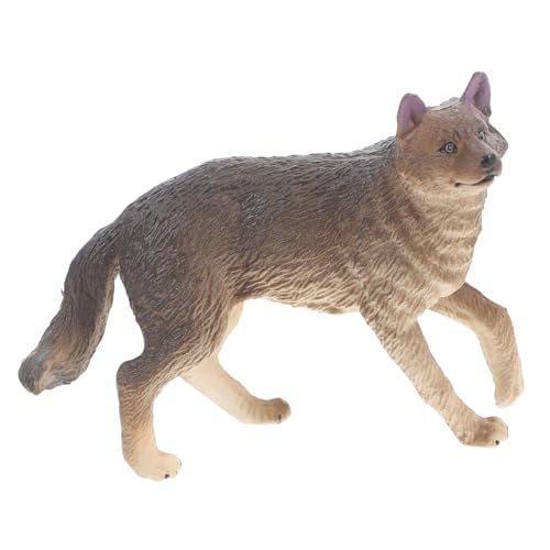 NOLITOY Realistisches Mini Wolf Modell aus Kunststoff Detailgetreue Wildtier Figur für Sammler und Dekoration Kleines Graues Tiermodell für Schreibtisch Regal NOLITOY Realistisches Mini Wolf Modell aus Kunststoff Detailgetreue Wildtier Figur für Sammler und Dekoration Kleines Graues Tiermodell für Schreibtisch Regal von NOLITOY