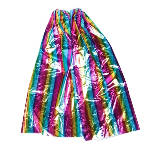 NOLITOY Regenbogen Cape Kostüm für Party und Festival Leichtes Polyester Umhang mit Leuchtenden Farben Vielseitiges Performance und Cosplay Zubehör für Mädchen und Jungen Inklusive Krone NOLITOY Regenbogen Cape Kostüm für Party und Festival Leichtes Polyester Umhang mit Leuchtenden Farben Vielseitiges Performance und Cosplay Zubehör für Mädchen und Jungen Inklusive Krone von NOLITOY