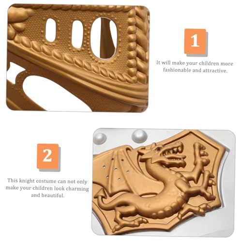 NOLITOY Ritterkostüm Mittelalter Cosplay Kostüm für Jungen Halloween Karneval Verkleidung Roleplay Zubehör Inklusive Brustpanzer Schaumstoffschwert NOLITOY Ritterkostüm Mittelalter Cosplay Kostüm für Jungen Halloween Karneval Verkleidung Roleplay Zubehör Inklusive Brustpanzer Schaumstoffschwert von NOLITOY