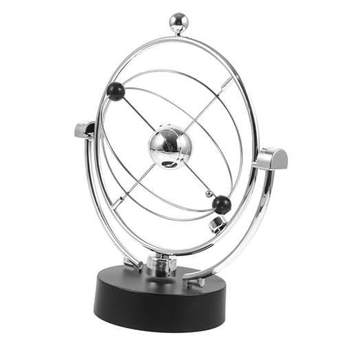NOLITOY Rocker Dekoration Desktop Perpetual Motion Instrument Desktop Celestial Instrument Silber NOLITOY Rocker Dekoration Desktop Perpetual Motion Instrument Desktop Celestial Instrument Silber von NOLITOY