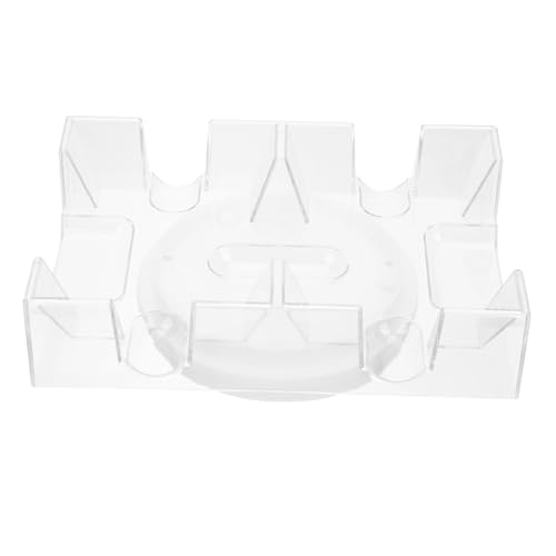 NOLITOY Rotierender Kartenhalter mit Ablage für Spielkartendecks Stabiler Kunststoff Kartenständer rutschfest Platzsparend Glatte Oberfläche Praktisches Design für Spieltisch Zuhause NOLITOY Rotierender Kartenhalter mit Ablage für Spielkartendecks Stabiler Kunststoff Kartenständer rutschfest Platzsparend Glatte Oberfläche Praktisches Design für Spieltisch Zuhause von NOLITOY