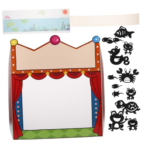 NOLITOY Schattenpuppentheater Set für Handgefertigten Schattenspiel Requisiten Tragbarem Bühnenmodell Fördert Feinmotorik Kreatives Basteln und Traditionelles Puppenspiel für Interaktives NOLITOY Schattenpuppentheater Set für Handgefertigten Schattenspiel Requisiten Tragbarem Bühnenmodell Fördert Feinmotorik Kreatives Basteln und Traditionelles Puppenspiel für Interaktives von NOLITOY