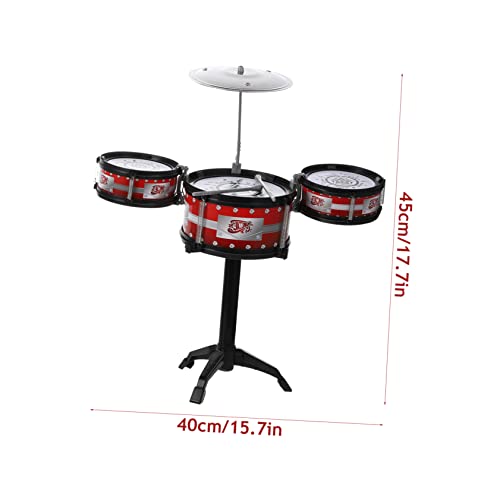 NOLITOY Schlagzeug Set Teiliges Musikinstrument aus Robustem Kunststoff mit Einzigartigen Klängen Sensorische Entwicklung Fördernd Sicher und Kindgerecht Lernspielzeug für Kleinkinder NOLITOY Schlagzeug Set Teiliges Musikinstrument aus Robustem Kunststoff mit Einzigartigen Klängen Sensorische Entwicklung Fördernd Sicher und Kindgerecht Lernspielzeug für Kleinkinder von NOLITOY