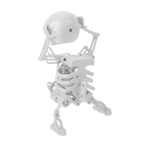 NOLITOY Skelett mit Aufziehmechanismus Lustige Halloween Deko für Weiße Farbe für Partys und Kreatives Bewegliches Skelett für Mehr Spaß NOLITOY Skelett mit Aufziehmechanismus Lustige Halloween Deko für Weiße Farbe für Partys und Kreatives Bewegliches Skelett für Mehr Spaß von NOLITOY