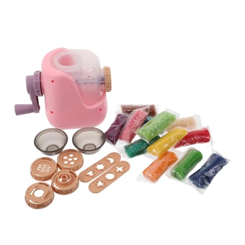 NOLITOY Spaghetti Maschine Manuelle Nudelmaschine für DIY Kneten Kreatives Bastelset für Rollenspiele Fantasie Motorik von NOLITOY