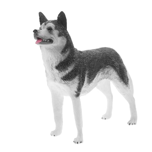 NOLITOY Stehendes Husky Hundemodell aus Kunststoff Realistische Figur für Kleinkinder Robustes Lernspielzeug zur Tiererkennung Dekoratives Tisch Schreibtischornament NOLITOY Stehendes Husky Hundemodell aus Kunststoff Realistische Figur für Kleinkinder Robustes Lernspielzeug zur Tiererkennung Dekoratives Tisch Schreibtischornament von NOLITOY
