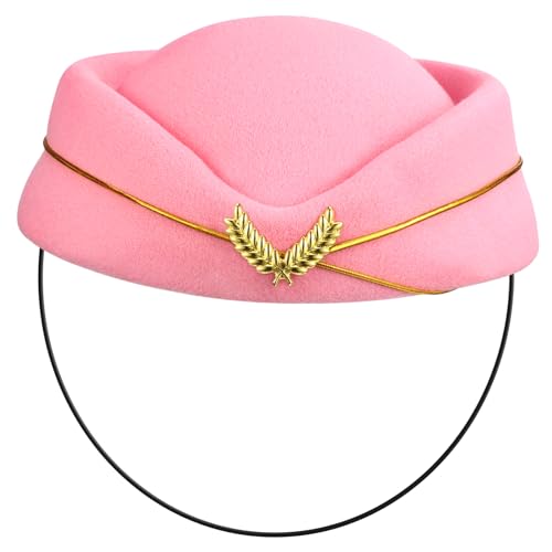 NOLITOY Stewardess Hut Damen Eleganter Cosplay Hut für Kostüm Leicht für Partys und Halloween Hochwertige Haardekoration Perfektes NOLITOY Stewardess Hut Damen Eleganter Cosplay Hut für Kostüm Leicht für Partys und Halloween Hochwertige Haardekoration Perfektes von NOLITOY