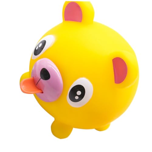 NOLITOY Stressabbau Quetschspielzeug Kleiner Gelber Bär mit Geräusch Niedliches Aktivitätsspielzeug für Geburtstag Geschenk und Partyspaß NOLITOY Stressabbau Quetschspielzeug Kleiner Gelber Bär mit Geräusch Niedliches Aktivitätsspielzeug für Geburtstag Geschenk und Partyspaß von NOLITOY