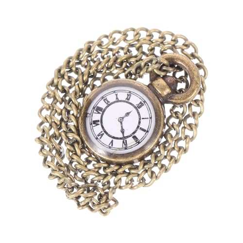 NOLITOY Taschenuhr mit Kette Puppenhaus Zubehör für Kreative Dekoration Miniaturmöbel und Sammler Robustes Legierungsmaterial Verleiht Doll House Realistischen NOLITOY Taschenuhr mit Kette Puppenhaus Zubehör für Kreative Dekoration Miniaturmöbel und Sammler Robustes Legierungsmaterial Verleiht Doll House Realistischen von NOLITOY