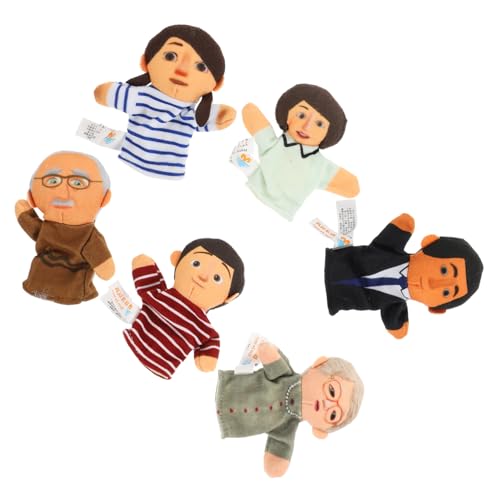 NOLITOY Teiliges Familie aus Weichem Bunte Niedliche Fingerfiguren Eltern Junge Mädchen bindung Sichere Passform Langlebiges Puppenspielzeug für Junge Mädchen NOLITOY Teiliges Familie aus Weichem Bunte Niedliche Fingerfiguren Eltern Junge Mädchen bindung Sichere Passform Langlebiges Puppenspielzeug für Junge Mädchen von NOLITOY