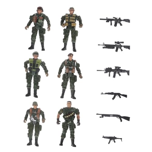 NOLITOY Teiliges Militärspielset Mini Soldaten Figuren mit Detaillierten Action Modellen für Sammler und Realistische Miniatur Soldaten für Rollenspiele und Geschenkideen von NOLITOY