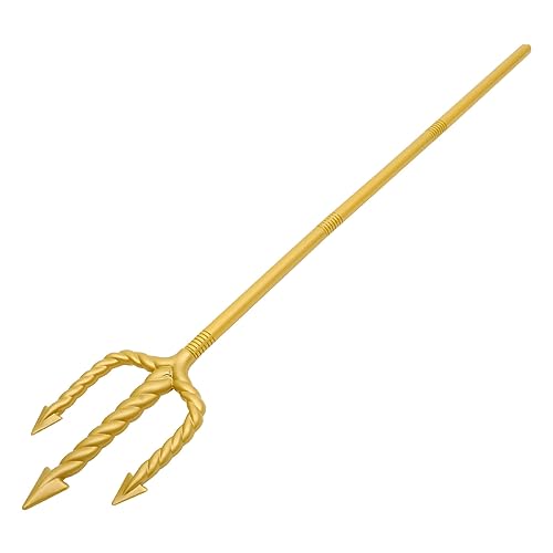 NOLITOY Teufel Forke Halloween Kostüm Requisite Abnehmbare Goldene Dekoration für Cosplay Bühnenauftritte Partys Leicht Komfortabel für Unvergessliche Feierlichkeiten NOLITOY Teufel Forke Halloween Kostüm Requisite Abnehmbare Goldene Dekoration für Cosplay Bühnenauftritte Partys Leicht Komfortabel für Unvergessliche Feierlichkeiten von NOLITOY