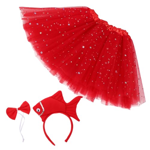 NOLITOY Tierkostüm Set mit Stirnband Fliege und Tutu Plüsch Design für Halloween Partys und Rollenspiele Komfortabel und Vielseitig Einsetzbar von NOLITOY