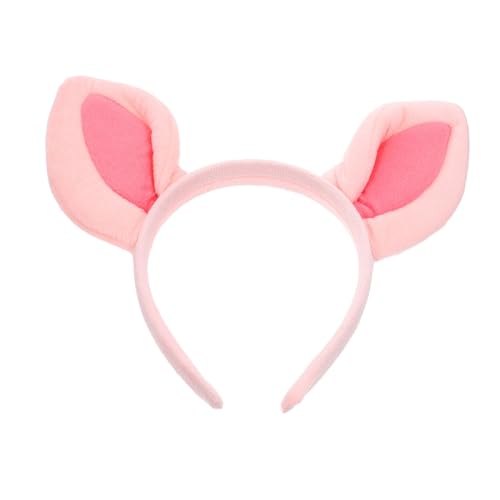 NOLITOY Tierohren Haarreif Für Damen Plüsch Schweineohren Headband Für Halloween Und Cosplay Lustiges Accessoire Für Partys Und Veranstaltungen NOLITOY Tierohren Haarreif Für Damen Plüsch Schweineohren Headband Für Halloween Und Cosplay Lustiges Accessoire Für Partys Und Veranstaltungen von NOLITOY