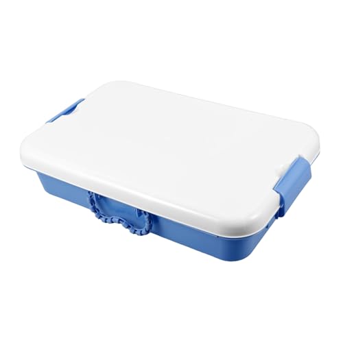 NOLITOY Tragbare Sandkiste mit Deckel Handgehaltene Sandbox für Multifunktionale Aufbewahrungsbox für Spielzeuge Tiefe Blau für Spielzimmer und Outdoor Aktivitäten NOLITOY Tragbare Sandkiste mit Deckel Handgehaltene Sandbox für Multifunktionale Aufbewahrungsbox für Spielzeuge Tiefe Blau für Spielzimmer und Outdoor Aktivitäten von NOLITOY