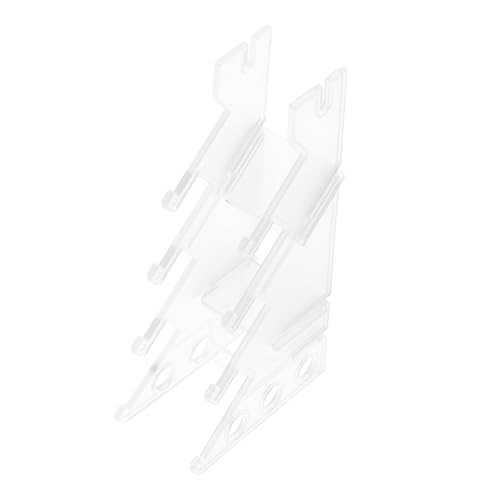 NOLITOY Transparenter Kunststoff Finger Skateboard Aufbewahrungsständer Platzsparendes Display Multifunktional Langlebig Modernes Design Geeignet für Zuhause und Büro Vielseitiges von NOLITOY