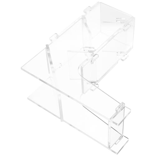NOLITOY Transparenter Würfelturm aus Acryl Tragbarer Dice Tumbler mit Würfeltablett Robustes DIY Brettspiel zubehör für Unterwegs und Tabletop Spiele NOLITOY Transparenter Würfelturm aus Acryl Tragbarer Dice Tumbler mit Würfeltablett Robustes DIY Brettspiel zubehör für Unterwegs und Tabletop Spiele von NOLITOY