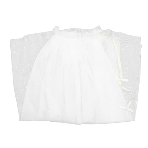 NOLITOY Umhang Tüll Cape Cosplay Kostüm Mädchen Leichtes Prinzessin Kostüm Zubehör für Party Geburtstag Outdoor Weiß Gauze Cloak NOLITOY Umhang Tüll Cape Cosplay Kostüm Mädchen Leichtes Prinzessin Kostüm Zubehör für Party Geburtstag Outdoor Weiß Gauze Cloak von NOLITOY