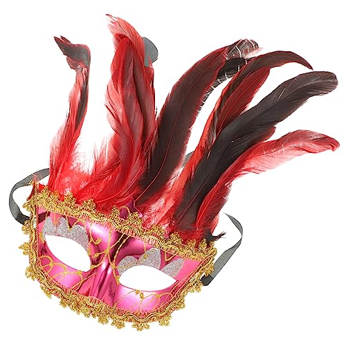 NOLITOY Venezianische Maske für Kostüm und Karneval Elegante Cosplay Maske für Maskenball Halloween und Festliche Anlässe Langlebig und Attraktiv für Tolle Fotos von NOLITOY