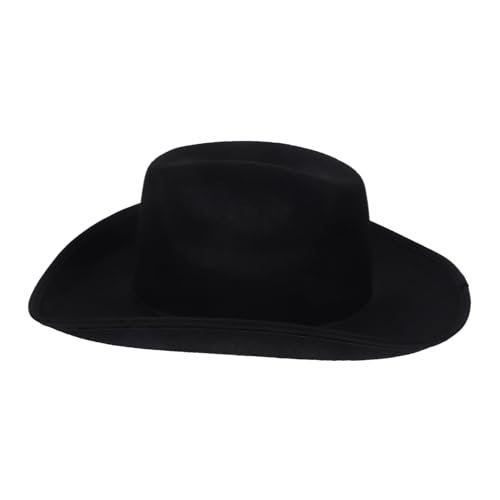 NOLITOY Verstellbarer Filz Cowboyhut Damen Western Partyhut Wiederverwendbar Stilvoll Für Festival Karneval Cosplay NOLITOY Verstellbarer Filz Cowboyhut Damen Western Partyhut Wiederverwendbar Stilvoll Für Festival Karneval Cosplay von NOLITOY