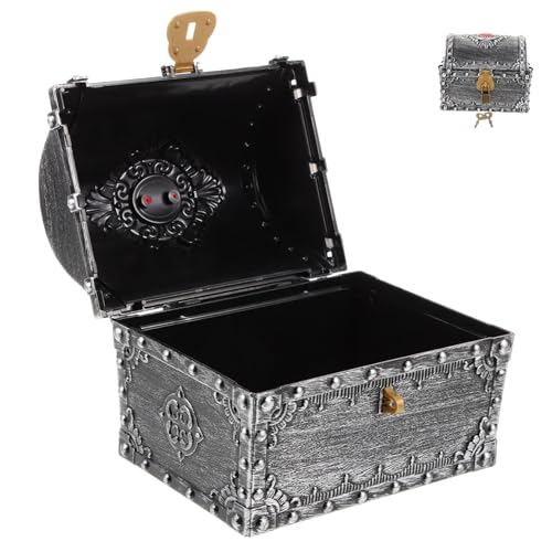 NOLITOY Vintage Piratenschatztruhe Kleine Schatzkiste Dekorative Aufbewahrungsbox für Kreativem Design Partydeko Vielseitig für Schmuck und Kleinigkeiten Geeignet NOLITOY Vintage Piratenschatztruhe Kleine Schatzkiste Dekorative Aufbewahrungsbox für Kreativem Design Partydeko Vielseitig für Schmuck und Kleinigkeiten Geeignet von NOLITOY