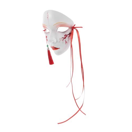 NOLITOY Vollmaske im Chinesischen Stil für Erwachsene Handbemalte Halloween Maske Traditionelle Maske für Frauen für Partys und Festivals NOLITOY Vollmaske im Chinesischen Stil für Erwachsene Handbemalte Halloween Maske Traditionelle Maske für Frauen für Partys und Festivals von NOLITOY