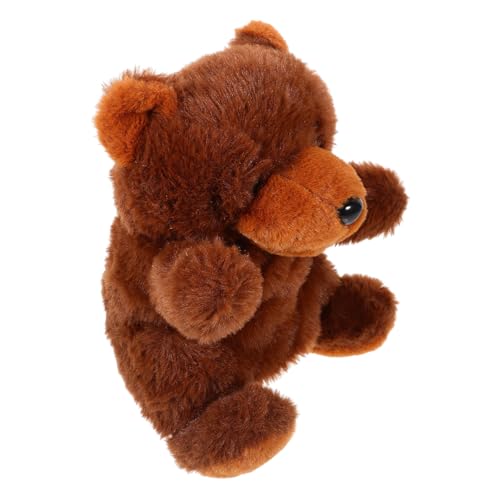 NOLITOY Weiche Bär Handpuppe aus Plüsch für Interaktives Geschichtenerzählen Fördert Kreativität und Kommunikationsfähigkeit Pädagogisches Handspielzeug Leicht und Tragbar für Drinnen und NOLITOY Weiche Bär Handpuppe aus Plüsch für Interaktives Geschichtenerzählen Fördert Kreativität und Kommunikationsfähigkeit Pädagogisches Handspielzeug Leicht und Tragbar für Drinnen und von NOLITOY