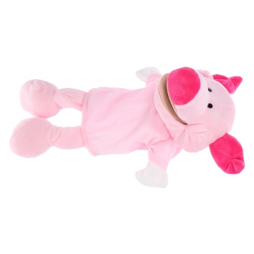NOLITOY Weiche Plüsch Handpuppe Schwein mit Lebensechtem Design Interaktiv für Kreatives Geschichtenerzählen und Sprachförderung Kleines Tier Handspielzeug aus Sicherem Material für NOLITOY Weiche Plüsch Handpuppe Schwein mit Lebensechtem Design Interaktiv für Kreatives Geschichtenerzählen und Sprachförderung Kleines Tier Handspielzeug aus Sicherem Material für von NOLITOY