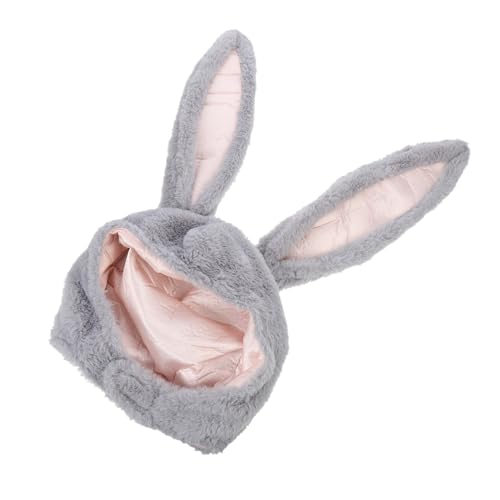 NOLITOY Weiche Plüsch Hasenohren Mütze mit Verstellbaren Drahtohren Bunny Headgear für Erwachsene Süßes Karneval Cosplay Kostüm Weihnachten Party Zubehör NOLITOY Weiche Plüsch Hasenohren Mütze mit Verstellbaren Drahtohren Bunny Headgear für Erwachsene Süßes Karneval Cosplay Kostüm Weihnachten Party Zubehör von NOLITOY