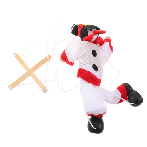 NOLITOY Weihnachtlicher Schneemann Marionetten aus Weichem Stoff mit Einfachem Zugmechanismus Interaktives Xmas Eltern Junge Mädchen Koordination und Motorik NOLITOY Weihnachtlicher Schneemann Marionetten aus Weichem Stoff mit Einfachem Zugmechanismus Interaktives Xmas Eltern Junge Mädchen Koordination und Motorik von NOLITOY