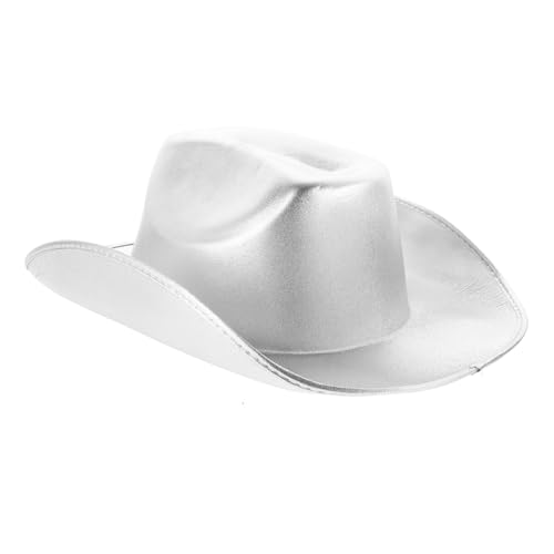 NOLITOY Western Cowgirl Hut Gold Glitzernd Verstellbar für Halloween Karneval Fasching Kostüm Accessoire NOLITOY Western Cowgirl Hut Gold Glitzernd Verstellbar für Halloween Karneval Fasching Kostüm Accessoire von NOLITOY