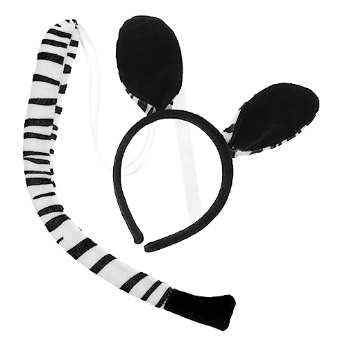 NOLITOY Zebra Ohr Stirnband und Cartoon Tier Kostüm Zubehör Langlebig und für Tierpartys Cosplay Bühnenauftritte und Fotorequisiten NOLITOY Zebra Ohr Stirnband und Cartoon Tier Kostüm Zubehör Langlebig und für Tierpartys Cosplay Bühnenauftritte und Fotorequisiten von NOLITOY