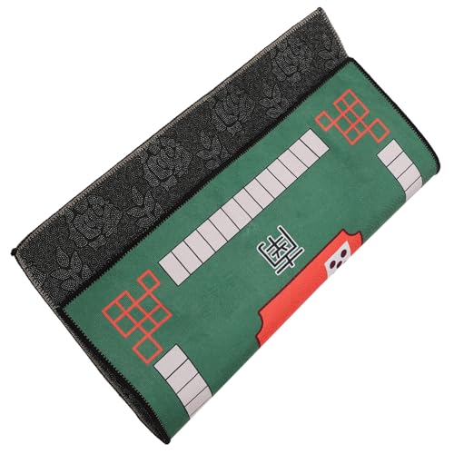 NOLITOY rutschfeste Mahjong Tischdecke mit Geräuschreduzierung Dicke Quadratische Spielmatte für Poker Domino und Brettspiele Komfortable Anti rutsch unterlage für Zuhause und Freizeit von NOLITOY