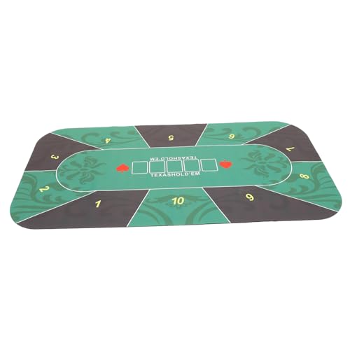 NOLITOY rutschfeste Pokermatte aus Gummi für Zuhause Personen Spieltischauflage mit Klassischem Muster Geräuschdämpfende Tischmatte für Poker Brett und Gesellschaftsspiele NOLITOY rutschfeste Pokermatte aus Gummi für Zuhause Personen Spieltischauflage mit Klassischem Muster Geräuschdämpfende Tischmatte für Poker Brett und Gesellschaftsspiele von NOLITOY