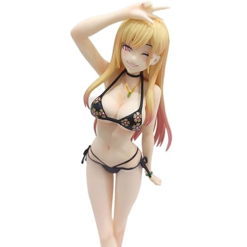 NOLLAM My Dress-Up Darling Kitagawa Marin Swimsuit Ver.PVC Action Figure Anime Figure Model Toy Figure Gift 23 cm von NOLLAM