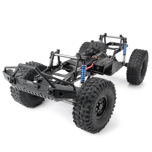 NOLLAM RC-Raupenfahrwerk Für Axial SCX10 II 90046 90047 1/10 RC Crawler Auto 313mm Upgrade Teil Radstand Zusammengebautes Rahmen Chassis von NOLLAM