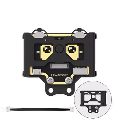 NOLLAM RC-Raupenfahrwerk Raupenfahrwerk. Ganzmetallaufhängung, stark stoßdämpfender Panzerroboter. Autofahrwerk (Color : Little Magic Bear Module+4PIN Cable+Bracket+Shell) von NOLLAM