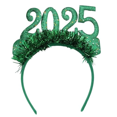 NONGYU 2025 Silvester-Party-Stirnband für Erwachsene und Kinder, Pailletten-Haarreif, Weihnachtsfeier, Kopfbedeckung, Neujahrsfest, Kopfschmuck NONGYU 2025 Silvester-Party-Stirnband für Erwachsene und Kinder, Pailletten-Haarreif, Weihnachtsfeier, Kopfbedeckung, Neujahrsfest, Kopfschmuck von NONGYU