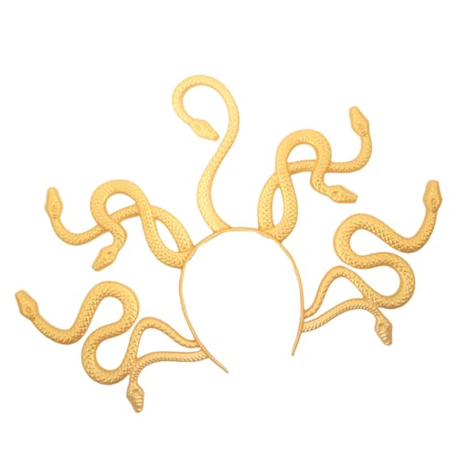 NONGYU Haarreif mit Schlangenmotiv, griechische Mythologie, Halloween, Party, Requisiten, Cosplay, Stirnband, Erwachsene, Bühnenauftritte, Requisiten, Kopfschmuck NONGYU Haarreif mit Schlangenmotiv, griechische Mythologie, Halloween, Party, Requisiten, Cosplay, Stirnband, Erwachsene, Bühnenauftritte, Requisiten, Kopfschmuck von NONGYU