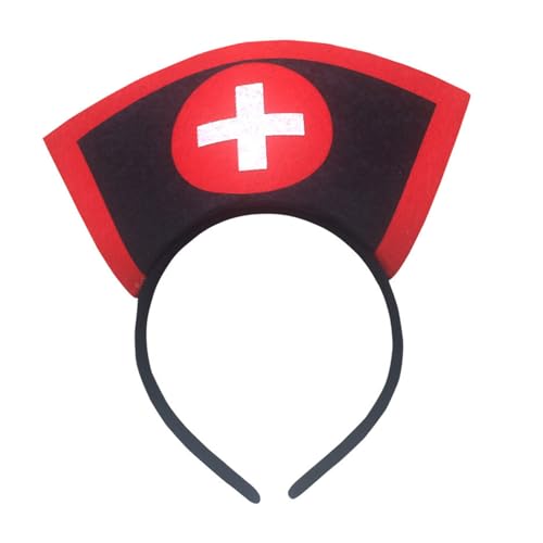 NONGYU Krankenschwesterhut Cosplay Stirnband Kürbis Kopfbedeckung Halloween Stirnband Kopfbedeckung Krankenschwester Kostüm Cosplay Party Kopfbedeckung NONGYU Krankenschwesterhut Cosplay Stirnband Kürbis Kopfbedeckung Halloween Stirnband Kopfbedeckung Krankenschwester Kostüm Cosplay Party Kopfbedeckung von NONGYU